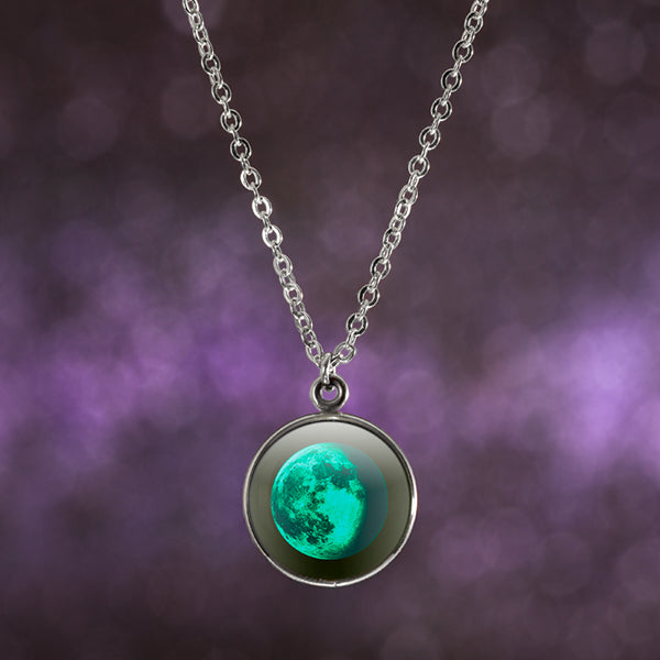 Waning Gibbous II Luna Necklace Your Moon Phase