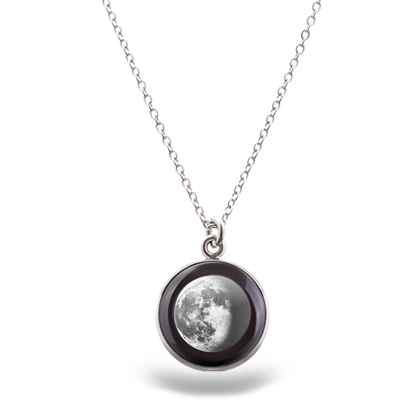 Birth date moon necklace clearance