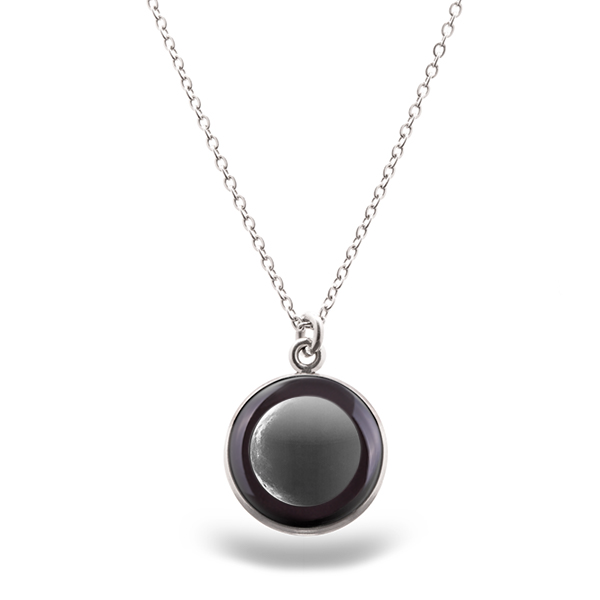 Waning crescent necklace outlet