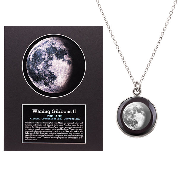 Birth date moon necklace new arrivals