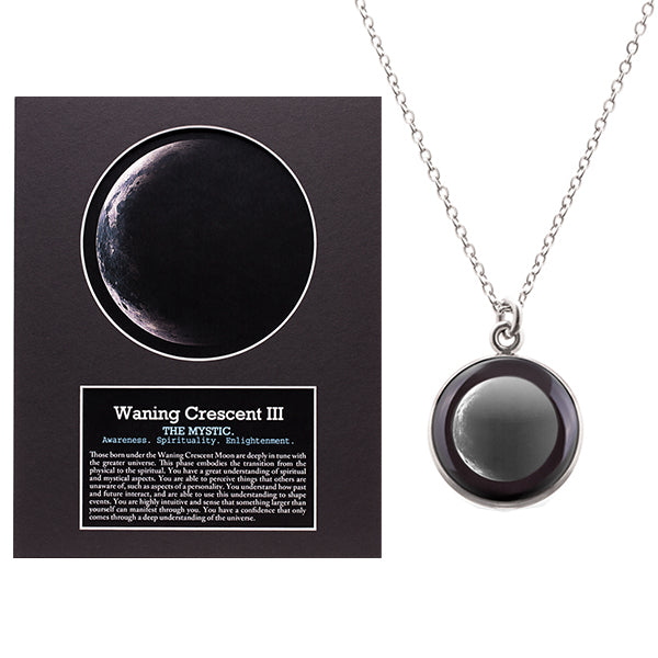Waning Crescent III Your Birth Moon Gift Set Your Moon Phase