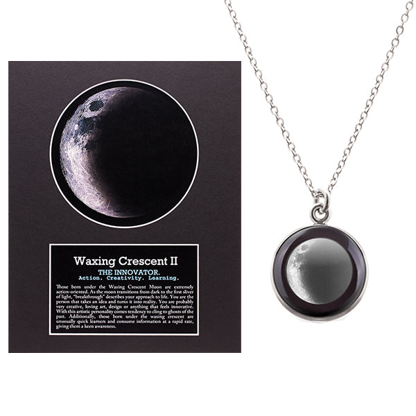 Waxing Crescent II Your Birth Moon Gift Set Your Moon Phase