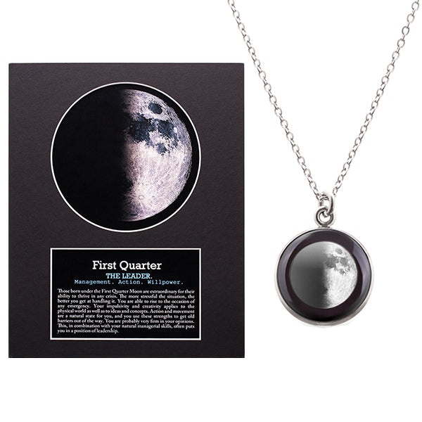 Necklaces with moon sale phase from birthday