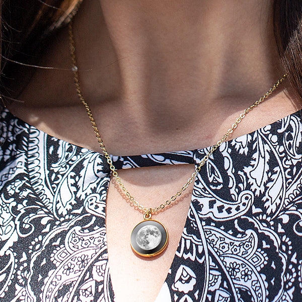 Gilded Luna Necklace - Your Moon Phase Gilded Luna Necklace - Your Moon Phase