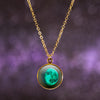 Waning Gibbous II Gilded Luna Necklace