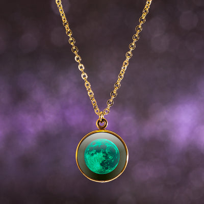 New Moon Gilded Luna Necklace