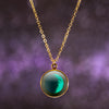 Waxing Crescent III Gilded Luna Necklace