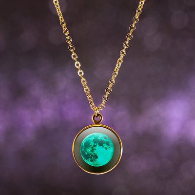 Full Moon Gilded Luna Necklace