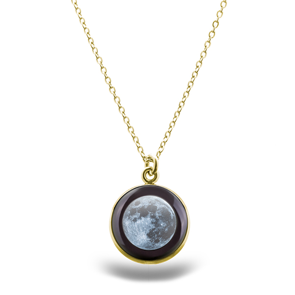 New Moon Gilded Luna Necklace
