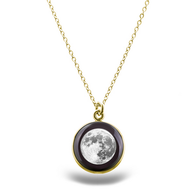 Full Moon Gilded Luna Necklace