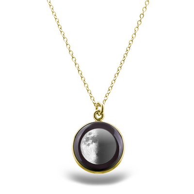 First Quarter Gilded Luna Necklace