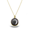 Waxing Crescent II Gilded Luna Necklace