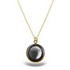 Waxing Crescent III Gilded Luna Necklace