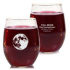 Full Moon Wine Glass