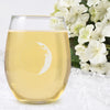 Waxing Crescent II Wine Glass