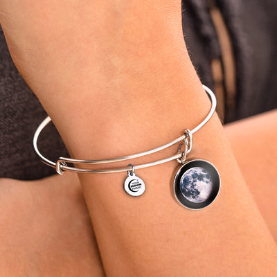 Waning Gibbous I Luna Bangle Bracelet