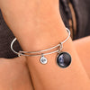 Last Quarter Luna Bangle Bracelet