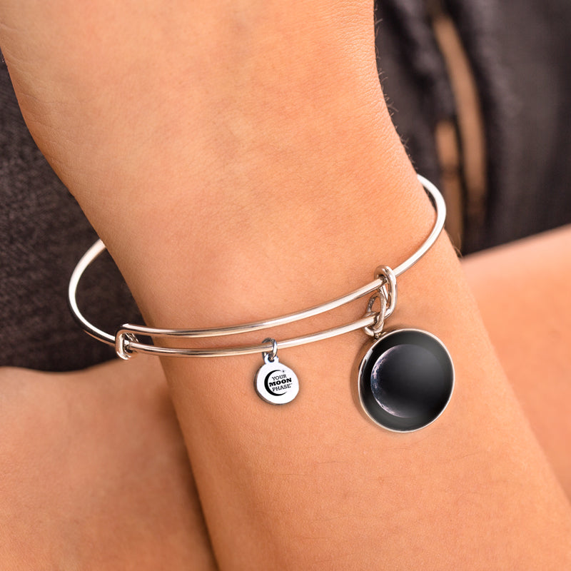 Waning Crescent III Luna Bangle Bracelet