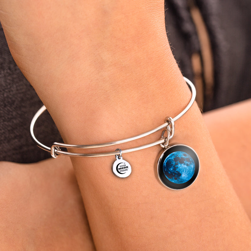 New Moon Luna Bangle Bracelet