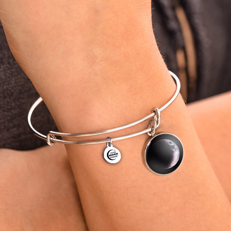 Waxing Crescent II Luna Bangle Bracelet