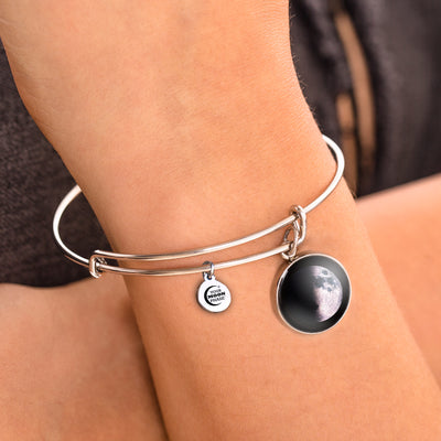 First Quarter Luna Bangle Bracelet