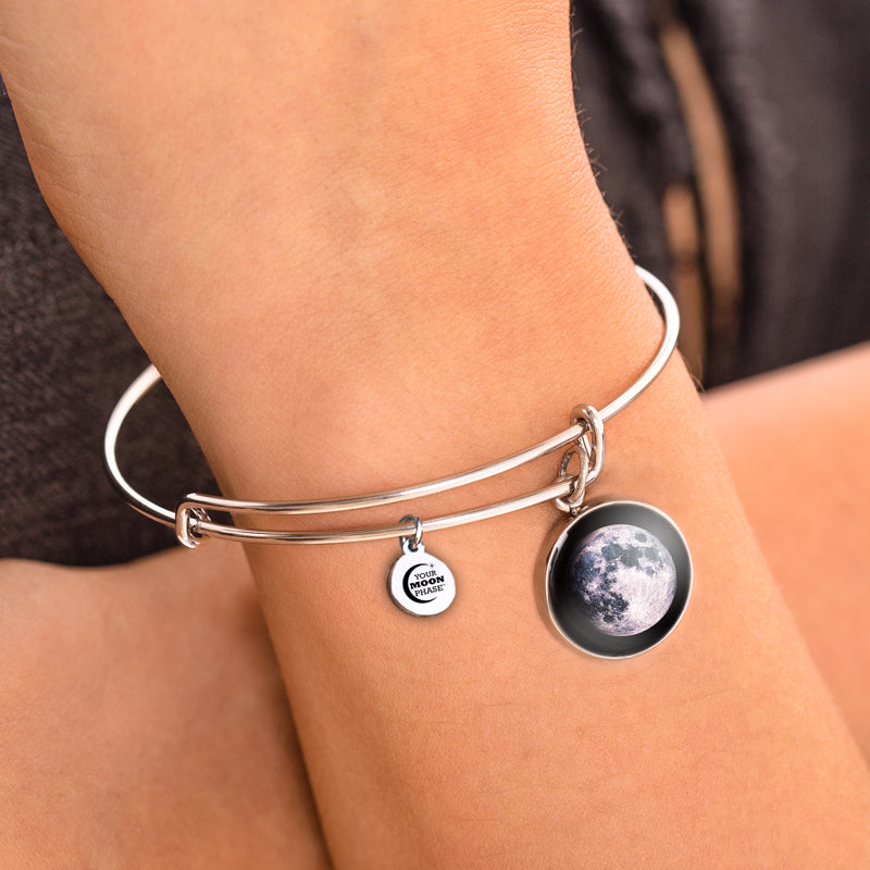 Waxing Gibbous III Luna Bangle Bracelet