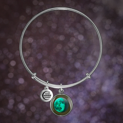 Waning Gibbous III Luna Bangle Bracelet