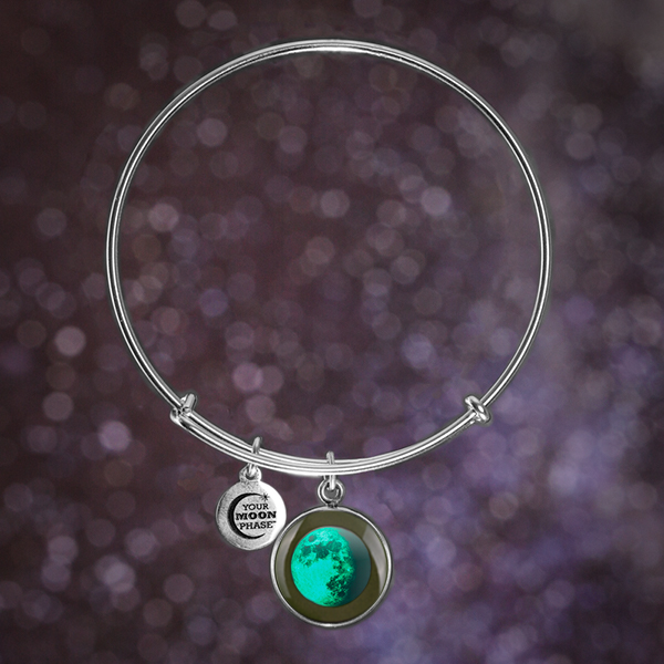 Waxing Gibbous II Luna Bangle Bracelet