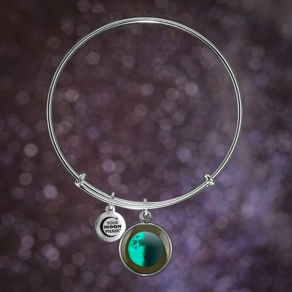First Quarter Luna Bangle Bracelet