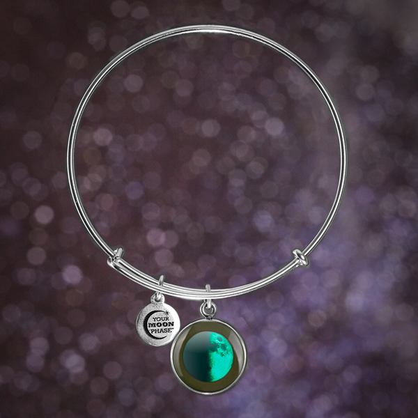 First Quarter Luna Bangle Bracelet