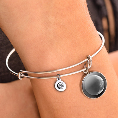 Waning Crescent II Luna Bangle Bracelet