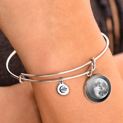 Waning Gibbous III Luna Bangle Bracelet