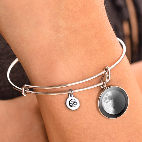 First Quarter Luna Bangle Bracelet
