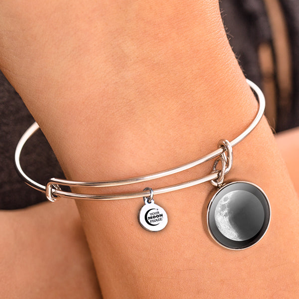 Waxing Crescent III Luna Bangle Bracelet