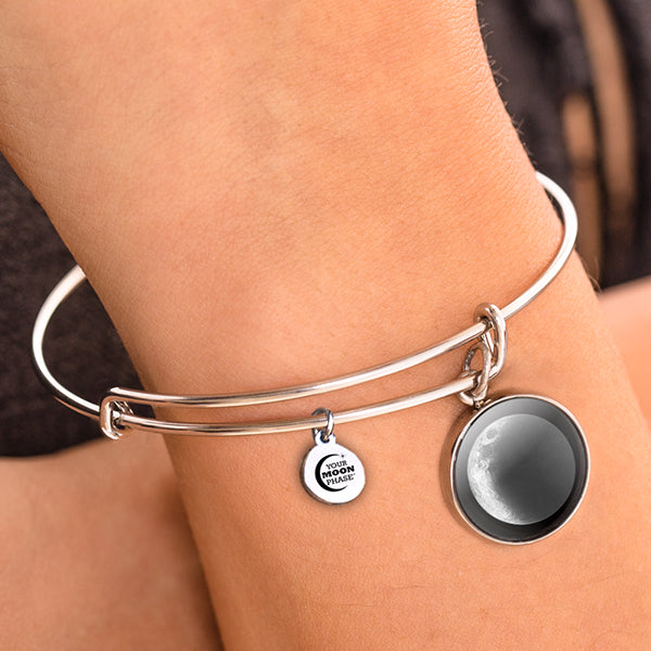 Waxing Crescent II Luna Bangle Bracelet