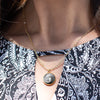 Waning Gibbous III Gilded Luna Necklace