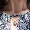 Waxing Gibbous I Gilded Luna Necklace