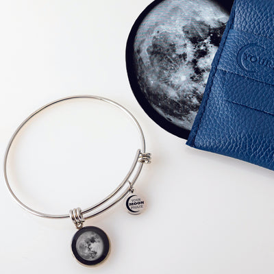 First Quarter Luna Bangle Bracelet