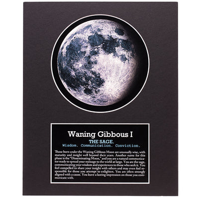 Waning Gibbous I Moon Art