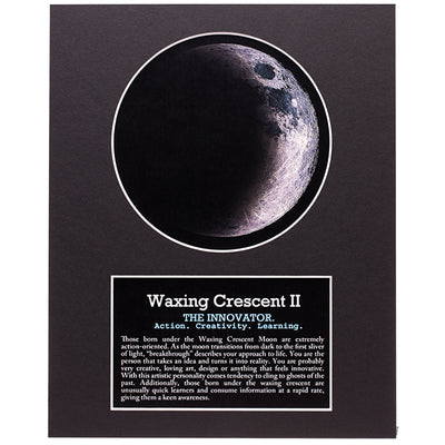 Waxing Crescent II Moon Art