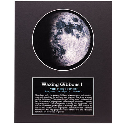 Waxing Gibbous I Moon Art