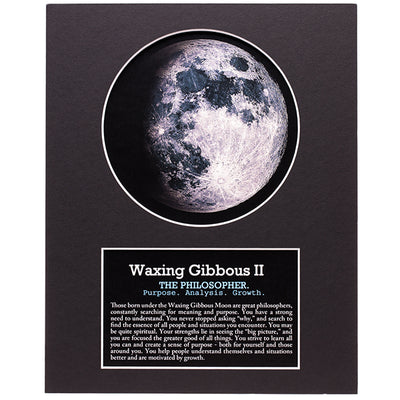 Waxing Gibbous II Moon Art
