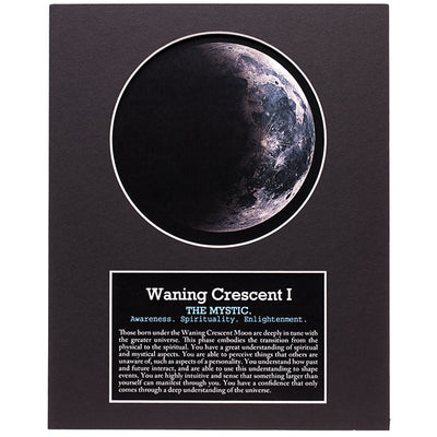 Waning Crescent I Moon Art