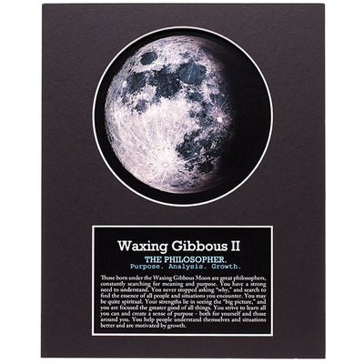 Waxing Gibbous II Moon Art