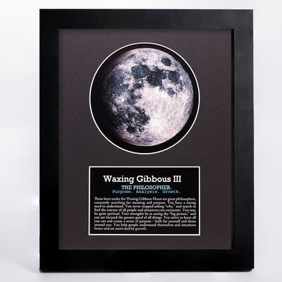 Waxing Gibbous III Moon Art