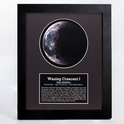 Waning Crescent I Moon Art