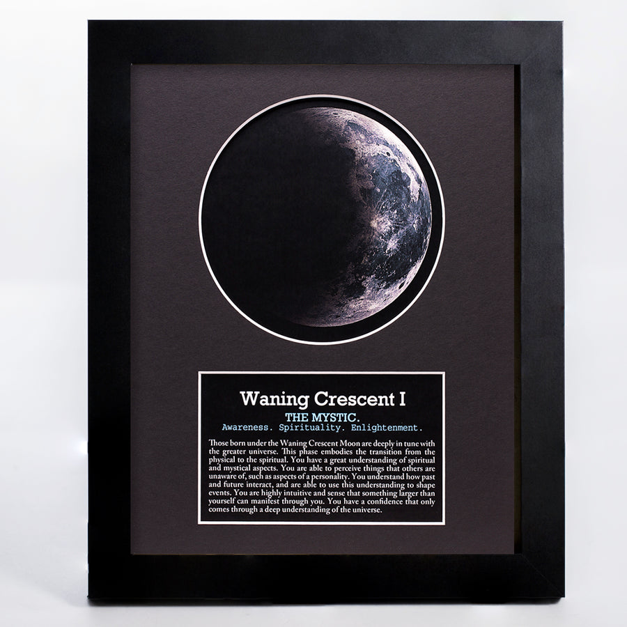 Waning Crescent I Moon Art