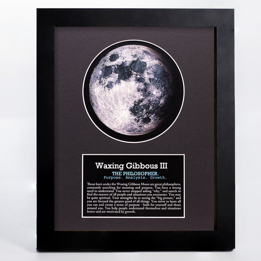 Waxing Gibbous III Moon Art