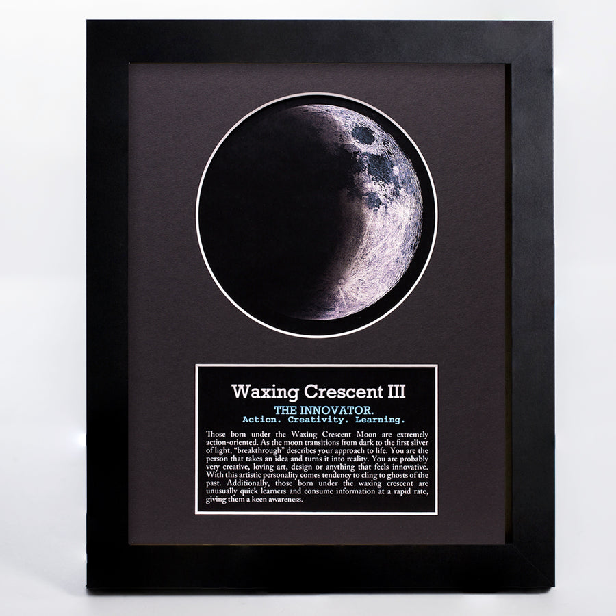 Waxing Crescent III Moon Art