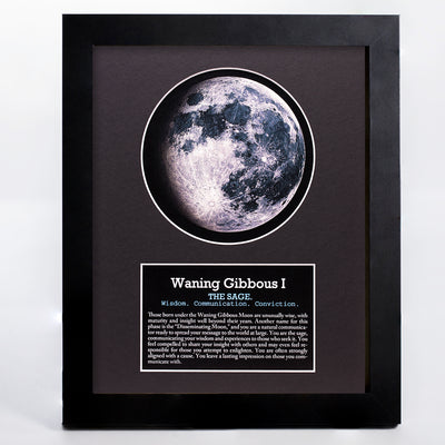 Waning Gibbous I Moon Art